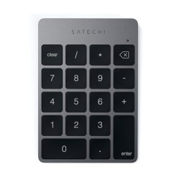 Клавиатура SATECHI Slim Wireless Keypad (Space Gray) (ST-KSALKPM)