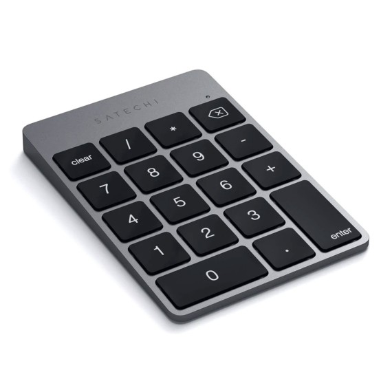 Клавиатура SATECHI Slim Wireless Keypad (Space Gray) (ST-KSALKPM)
