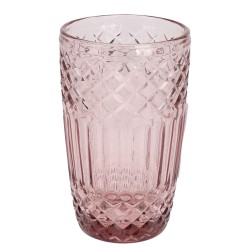 Стакан KOOPMAN 170490160 DRINKING GLASS PINK (101059)