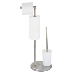 Toilet accessories UNISTOR 210570 MARSEILLE WITH TOILET PAPPER S.STEEL 