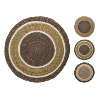Table runner KOOPMAN BD2000490 PLACEMAT ROUND SEAGRASS IN 3 COLOR (555005)