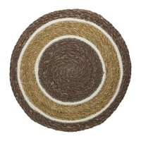 Table runner KOOPMAN BD2000490 PLACEMAT ROUND SEAGRASS IN 3 COLOR (555005)