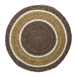 Сервировочная салфетка KOOPMAN BD2000490 PLACEMAT ROUND SEAGRASS IN 3 COLOR (555005)