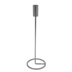 Candlestick KOOPMAN CANDLE HOLDER 19CM SILVER (105569) (A67101400)