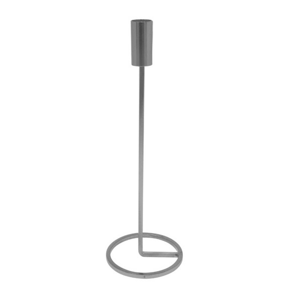Մոմակալ KOOPMAN CANDLE HOLDER 19CM SILVER (105569) (A67101400)