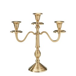 Candlestick KOOPMAN CANDLE HOLDER 30CM GOLD 2ASS (588409) (A67102210)