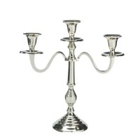 Подсвечник KOOPMAN CANDLE HOLDER 30CM SILVER 2ASS (589154) (A67102310)