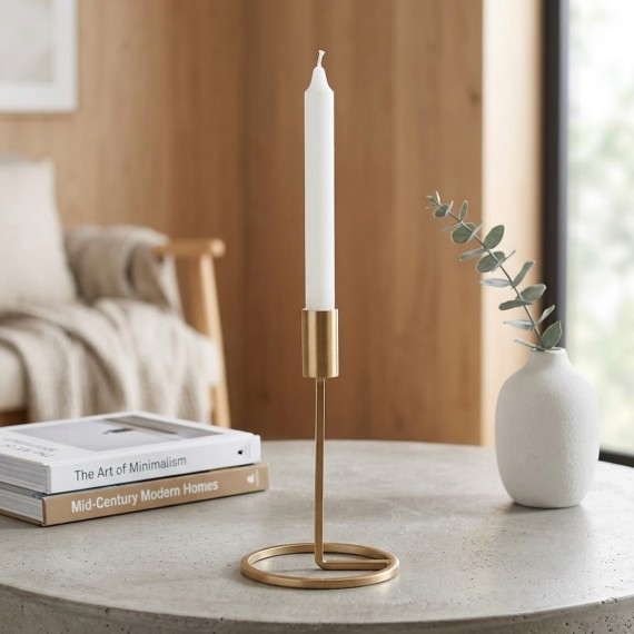 Մոմակալ KOOPMAN CANDLE HOLDER 19CM GOLD (105422) (A67101390)