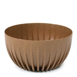 Flower pot LAMELA LA986-38 MIRA ECO WOOD 250 NATURAL WOOD 