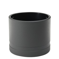 Flower pot LAMELA LA115-82 KOMA CYLINDER 380 ANTHRACITE 