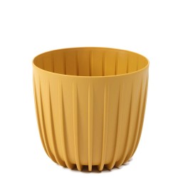 Flower pot LAMELA LA517-15 MIRA RECYCLE 200 OCHRE 