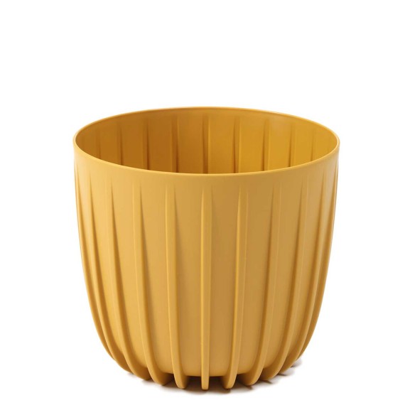 Flower pot LAMELA LA517-15 MIRA RECYCLE 200 OCHRE 