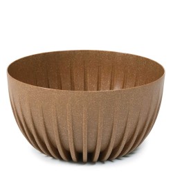 Flower pot LAMELA LA943-38 MIRA ECO WOOD 300 NATURAL WOOD 