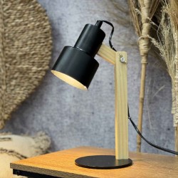 Lampshade KOOPMAN TABLE LAMP METAL MET HOUT (954259) (HZ1601040)