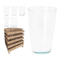 Ваза KOOPMAN VASE GLASS 5ASS IN DISPLAY (419826) (008000270)