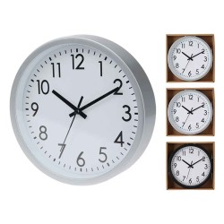Clock KOOPMAN WALL CLOCK 20CM 3ASS CLR (028448) (837000330)