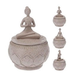 Decorate objects KOOPMAN YOGA LADY SITTING ON BOX 3ASS (376402) (095240520)