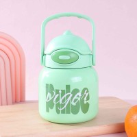 Thermos & bottles XIMI 6936706464720 680ML/22.9FL.OZ. PORTABLE FLIP-TOP VACUUM FLASK WITH STRAW (GREEN) HY316003 (6464720)