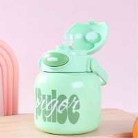 Thermos & bottles XIMI 6936706464720 680ML/22.9FL.OZ. PORTABLE FLIP-TOP VACUUM FLASK WITH STRAW (GREEN) HY316003 (6464720)