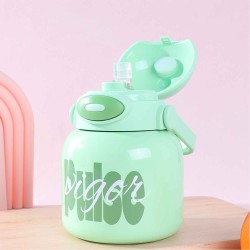 Թերմոս & շշեր XIMI 6936706464720 680ML/22.9FL.OZ. PORTABLE FLIP-TOP VACUUM FLASK WITH STRAW (GREEN) HY316003 (6464720)