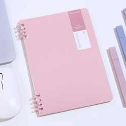 Stationery accessories XIMI 6941963918466 MACARON SERIES LINED SPIRAL NOTEBOOK A5 (918466)