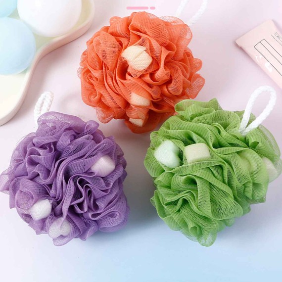 Լոգանքի սպունգ XIMI 6941963923606 HEART SHAPE SPONGE BATH BALL (923606)