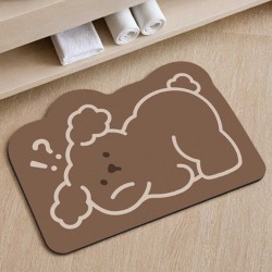 Rugs XIMI 6941963944021 CARTOON FLUFFY FLOOR MAT (BROWN) (944021)