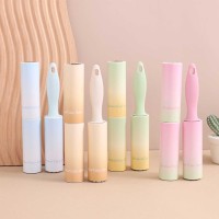 Clothes cleaner accessories XIMI 6941963947480 MINI PORTABLE TRAVEL GRADIENT COLOR SERIES LINT ROLLER/1 LINT ROLLER+2 REFILLS (947480)