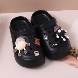 Summer slippers XIMI 6941963948647 STYLING CASUAL SANDLES FOR KIDS 30-31/ BLACK (948647)