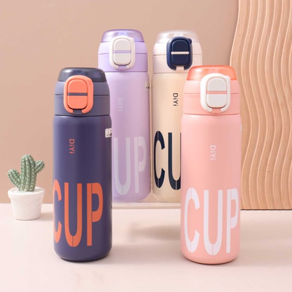 Thermos & bottles XIMI 6941963950695 500ML/16.90 FL.OZ. THERMOS CUP WITH STRAW (950695)