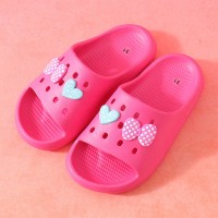 Summer slippers XIMI 6941963953061 FUN DIY HOLE KIDS SLIPPERS 31 (ROSE RED) (953061)