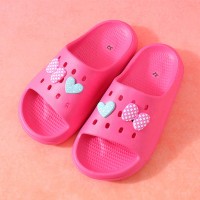 Summer slippers XIMI 6941963953078 FUN DIY HOLE KIDS SLIPPERS 32 (ROSE RED) (953078)