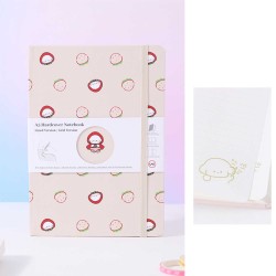 Stationery accessories XIMI 6941963955812 BEAR LIGHT OFFICE SERIES HARDCOVER NOTEBOOK WITH ASSORTED PAGE (LIGHT COFFEE) (955812)