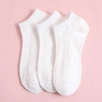 Socks XIMI 6941963959186 SMALL WHITE SOCKS SERIES PLAID WOMENS SOCKS /2 PAIRS (59186)