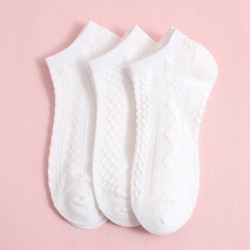 Socks XIMI 6941963959186 SMALL WHITE SOCKS SERIES PLAID WOMENS SOCKS /2 PAIRS (59186)