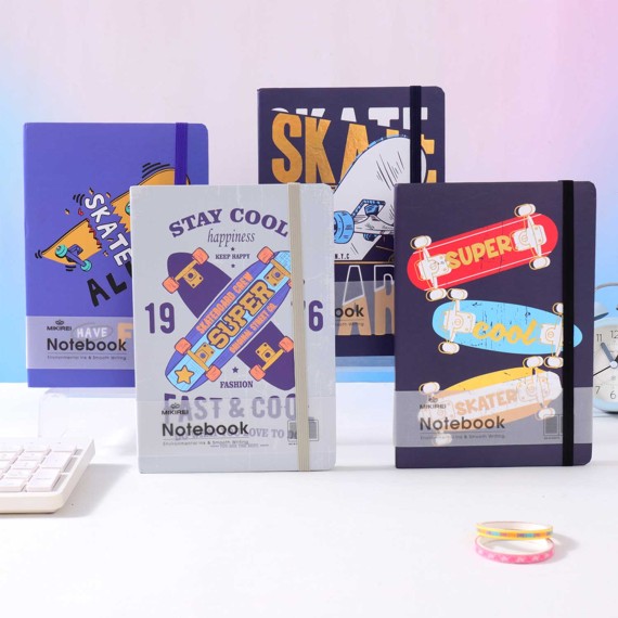 Концелярские товары XIMI 6941963961349 STREET SKATEBOARD HARDCOVER LINED NOTEBOOK A5 96 SHEETS (961349)