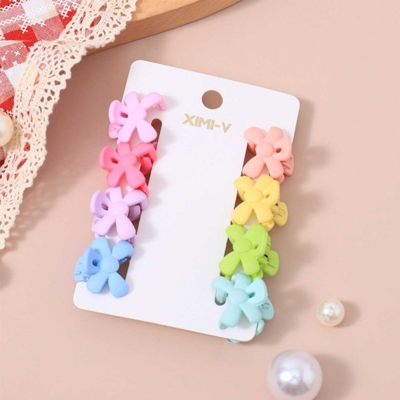Մազակալ & աքսեսուարներ XIMI 6941963971195 8PCS COLORFUL MINI HAIR CLAW CLIPS #08 (971195)