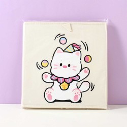 Ящик для хранения XIMI 6942156210916 CIRCUS PRINTED STORAGE BOX B (S) (WHITE) (210916)
