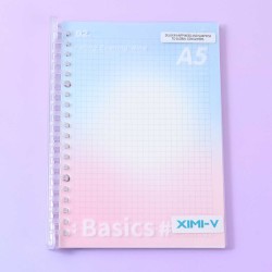 Stationery accessories XIMI 6942156228447 DREAM COLOR GRID LOOSE-LEAF NOTEBOOK A5 (228447)