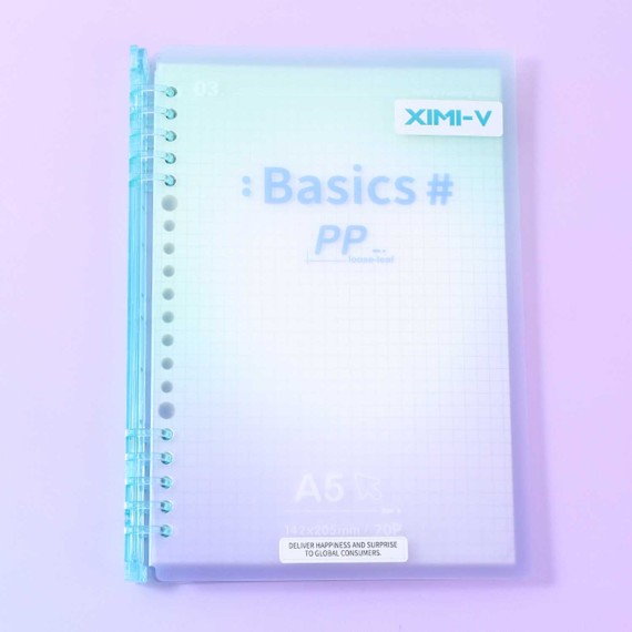 Stationery accessories XIMI 6942156228515 DREAM COLOR GRID LOOSE-LEAF NOTEBOOK A5 (228515)