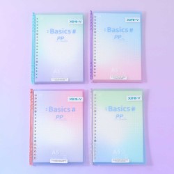 Stationery accessories XIMI 6942156228515 DREAM COLOR GRID LOOSE-LEAF NOTEBOOK A5 (228515)