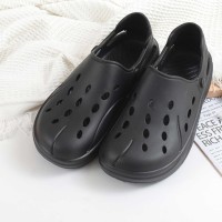 Летние тапочки XIMI 6942156276592 HOLLOW NON-SLIP MEN’S SANDALS 44 (BLACK) (276592)