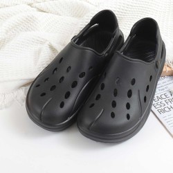 Летние тапочки XIMI 6942156276592 HOLLOW NON-SLIP MEN’S SANDALS 44 (BLACK) (276592)