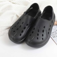 Летние тапочки XIMI 6942156276608 HOLLOW NON-SLIP MEN’S SANDALS 45 (BLACK) (276608)