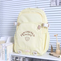 Backpacks XIMI 6978063947447 JAPANESE INS STYLE ENGLISH EMBROIDERED BACKPACK (947447)