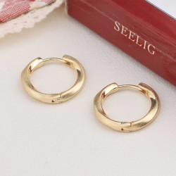 Женские украшения и акессуары XIMI 81004004 MINIMALIST PLAIN HOOP EARRINGS #01 (81004004)