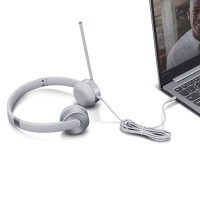 Headphone LENOVO 100 Stereo Analog 3.5mm (White) (GXD1E71386)