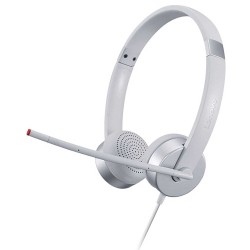 Headphone LENOVO 100 Stereo Analog 3.5mm (White) (GXD1E71386)