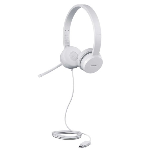 Наушник LENOVO 110 Stereo USB (White) (GXD1E71385)