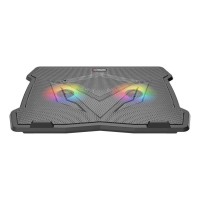 Cooling pad MEETION Gaming RGB 9-14 (Black) (MT-CP2020)